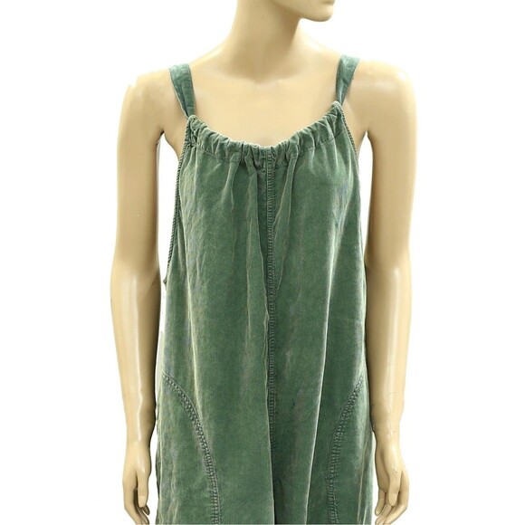 Free People We The Free Freebird Cord Jumpsuit Wide Leg Cotton Cozy S New 284591 - Picture 6 of 8